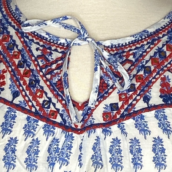 Lucky Brand Boho Top sz L - Picture 2 of 8